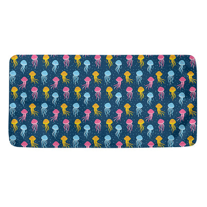 Cute Jellyfish Pattern Print Towel
