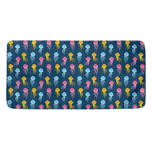 Cute Jellyfish Pattern Print Towel