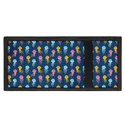 Cute Jellyfish Pattern Print Trifold Wallet