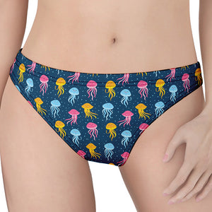 Cute Jellyfish Pattern Print Women's Thong