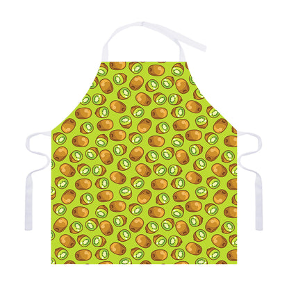 Cute Kiwi Pattern Print Adjustable Apron