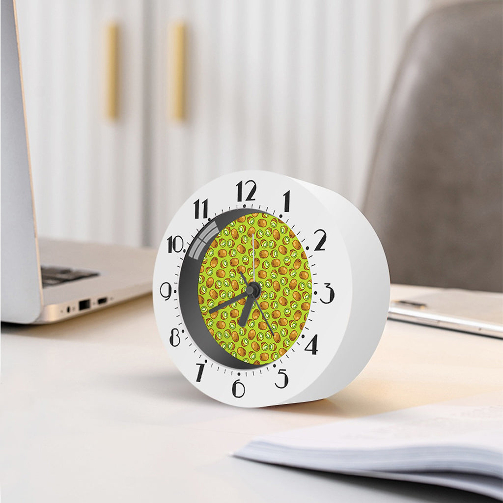 Cute Kiwi Pattern Print Alarm Clock