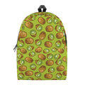 Cute Kiwi Pattern Print School Backpack