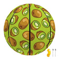 Cute Kiwi Pattern Print Basketball
