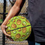 Cute Kiwi Pattern Print Basketball