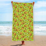 Cute Kiwi Pattern Print Beach Towel