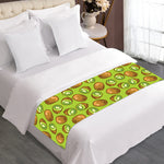 Cute Kiwi Pattern Print Bed Runner