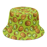 Cute Kiwi Pattern Print Bucket Hat