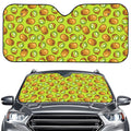 Cute Kiwi Pattern Print Car Windshield Sun Shade
