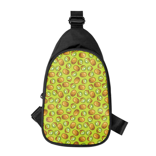 Cute Kiwi Pattern Print Chest Bag