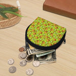 Cute Kiwi Pattern Print Coin Purse