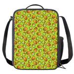 Cute Kiwi Pattern Print Crossbody Lunch Bag