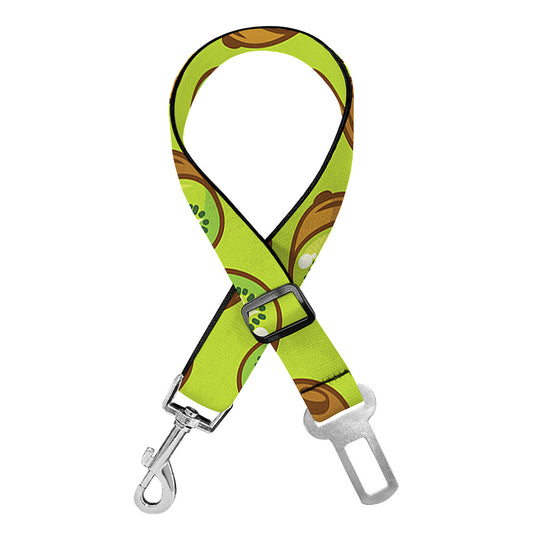 Cute Kiwi Pattern Print Dog Seat Belt