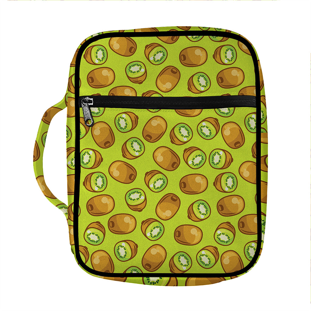 Cute Kiwi Pattern Print Front Pocket Bible Bag