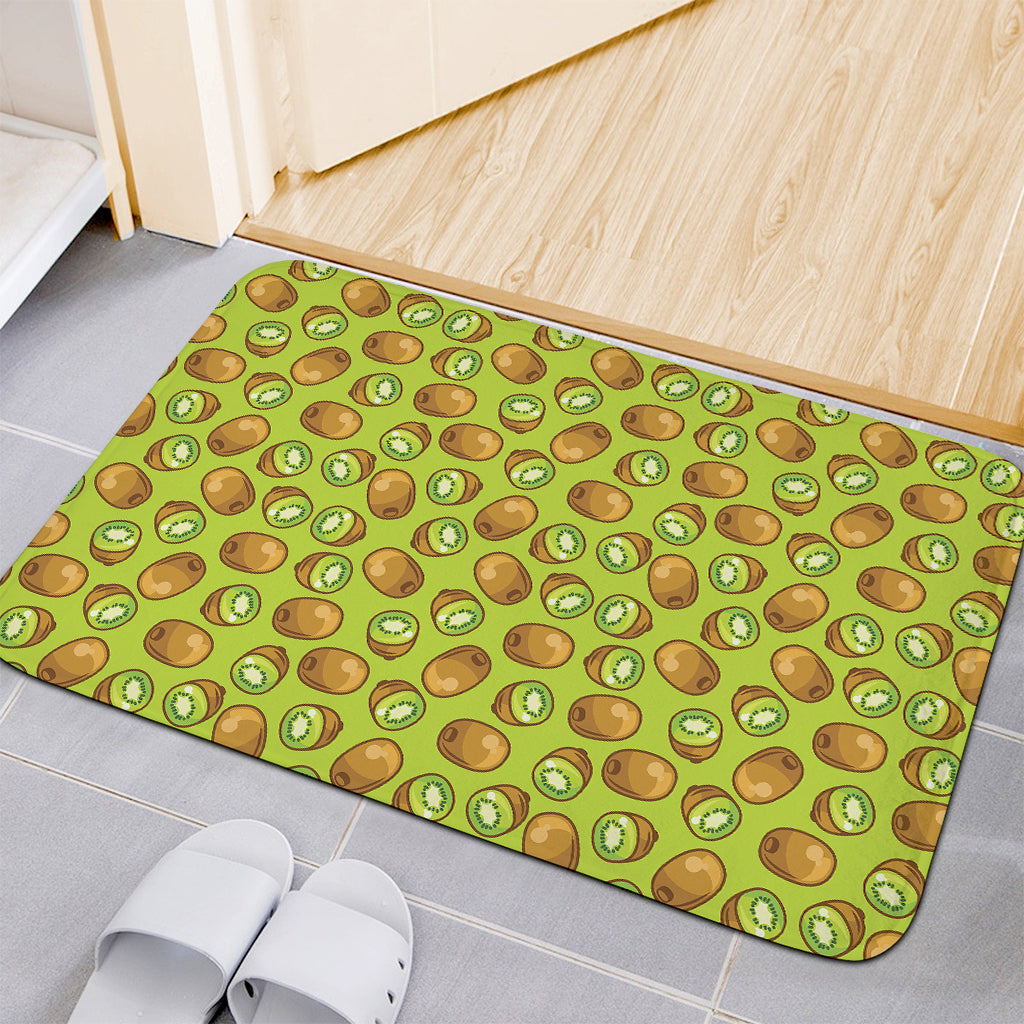 Cute Kiwi Pattern Print Indoor Door Mat