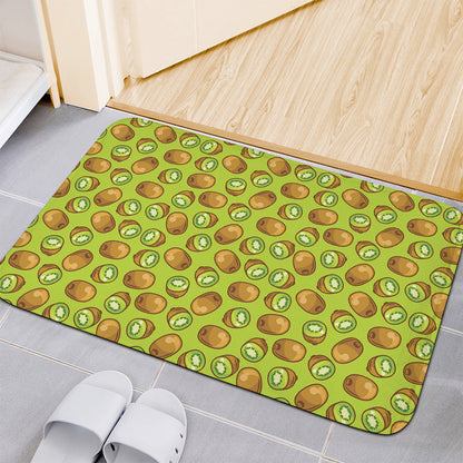 Cute Kiwi Pattern Print Indoor Door Mat