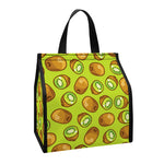 Cute Kiwi Pattern Print Insulated Lunch Tote