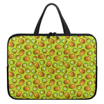 Cute Kiwi Pattern Print Laptop Sleeve With Handle