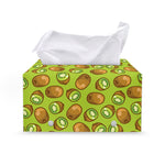 Cute Kiwi Pattern Print Leather Tissue Box Cover