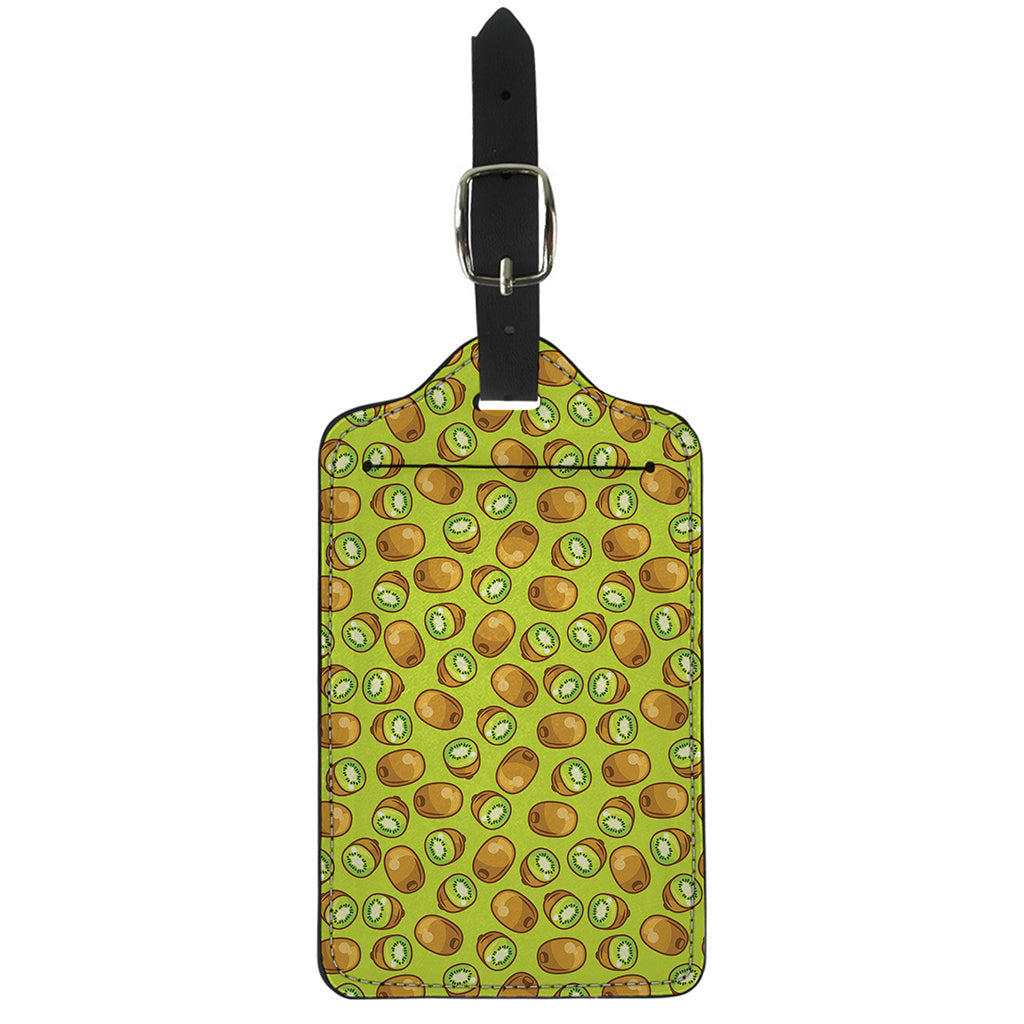 Cute Kiwi Pattern Print Luggage Tag