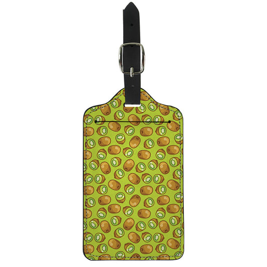 Cute Kiwi Pattern Print Luggage Tag