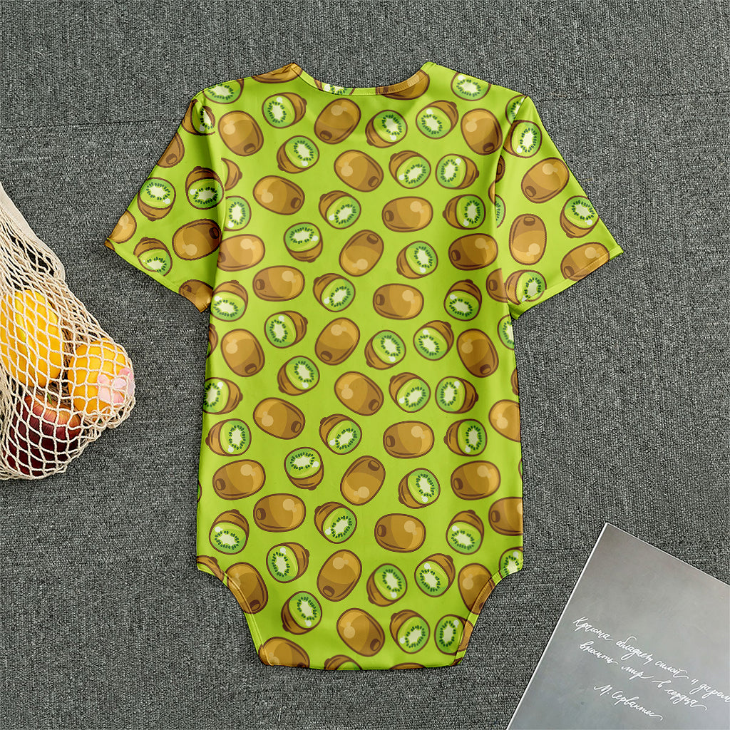 Cute Kiwi Pattern Print Men's Bodysuit