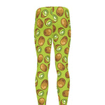 Cute Kiwi Pattern Print Men's leggings