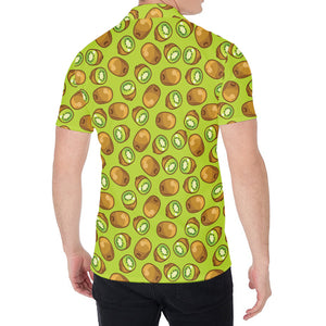 Cute Kiwi Pattern Print Men's Shirt