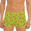 Cute Kiwi Pattern Print Men's Short Boxer Briefs