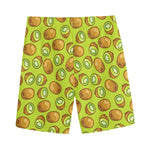 Cute Kiwi Pattern Print Men's Sports Shorts
