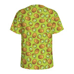 Cute Kiwi Pattern Print Men's Sports T-Shirt