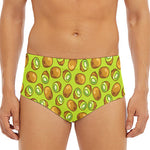 Cute Kiwi Pattern Print Men's Triangle Swim Briefs