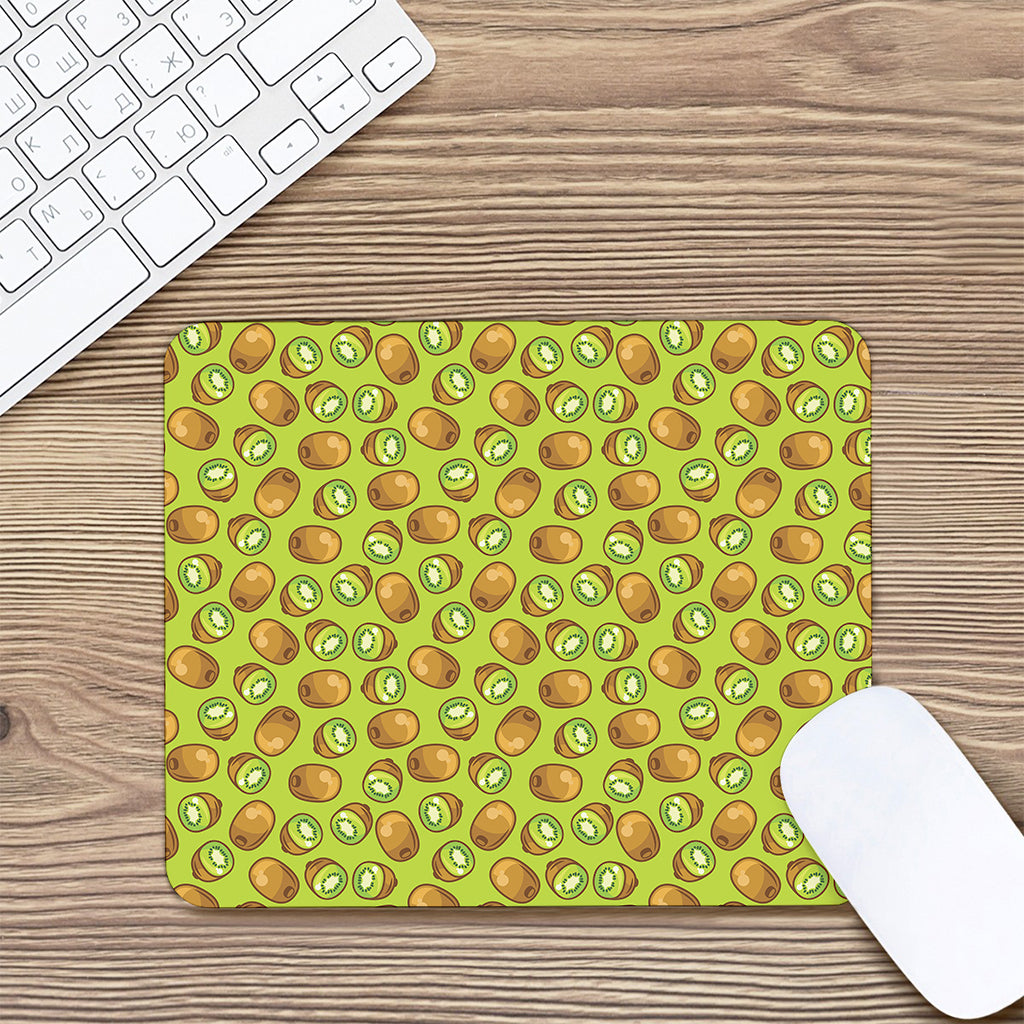 Cute Kiwi Pattern Print Mouse Pad