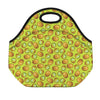 Cute Kiwi Pattern Print Neoprene Lunch Bag