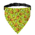 Cute Kiwi Pattern Print Over The Collar Dog Bandana