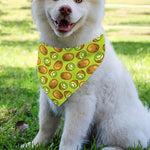 Cute Kiwi Pattern Print Over The Collar Dog Bandana