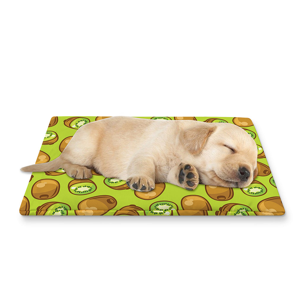 Cute Kiwi Pattern Print Pet Cooling Mat Cover