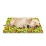Cute Kiwi Pattern Print Pet Cooling Mat Cover