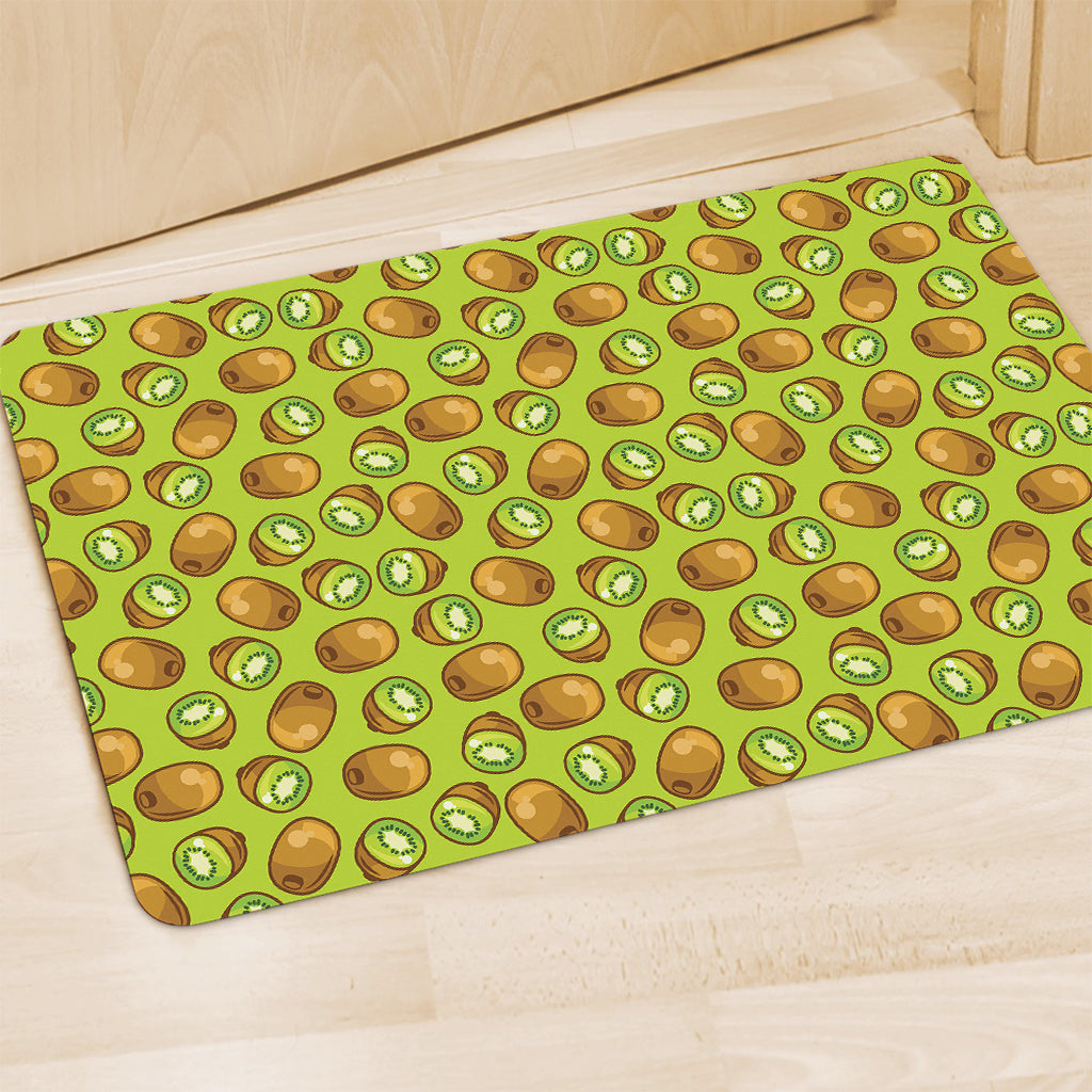 Cute Kiwi Pattern Print Polyester Doormat