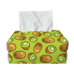 Cute Kiwi Pattern Print Rectangle Tissue Box Cover