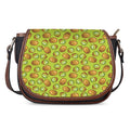 Cute Kiwi Pattern Print Saddle Bag