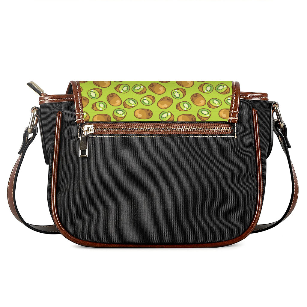 Cute Kiwi Pattern Print Saddle Bag