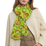 Cute Kiwi Pattern Print Scarf