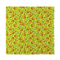 Cute Kiwi Pattern Print Silk Bandana