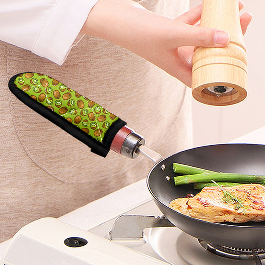 Cute Kiwi Pattern Print Skillet Handle Cover