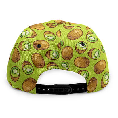 Cute Kiwi Pattern Print Snapback Cap