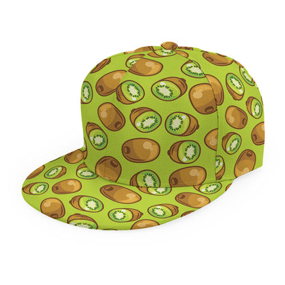 Cute Kiwi Pattern Print Snapback Cap