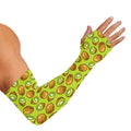 Cute Kiwi Pattern Print Sun Protection Arm Sleeves