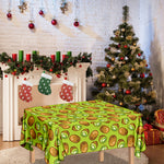 Cute Kiwi Pattern Print Tablecloth