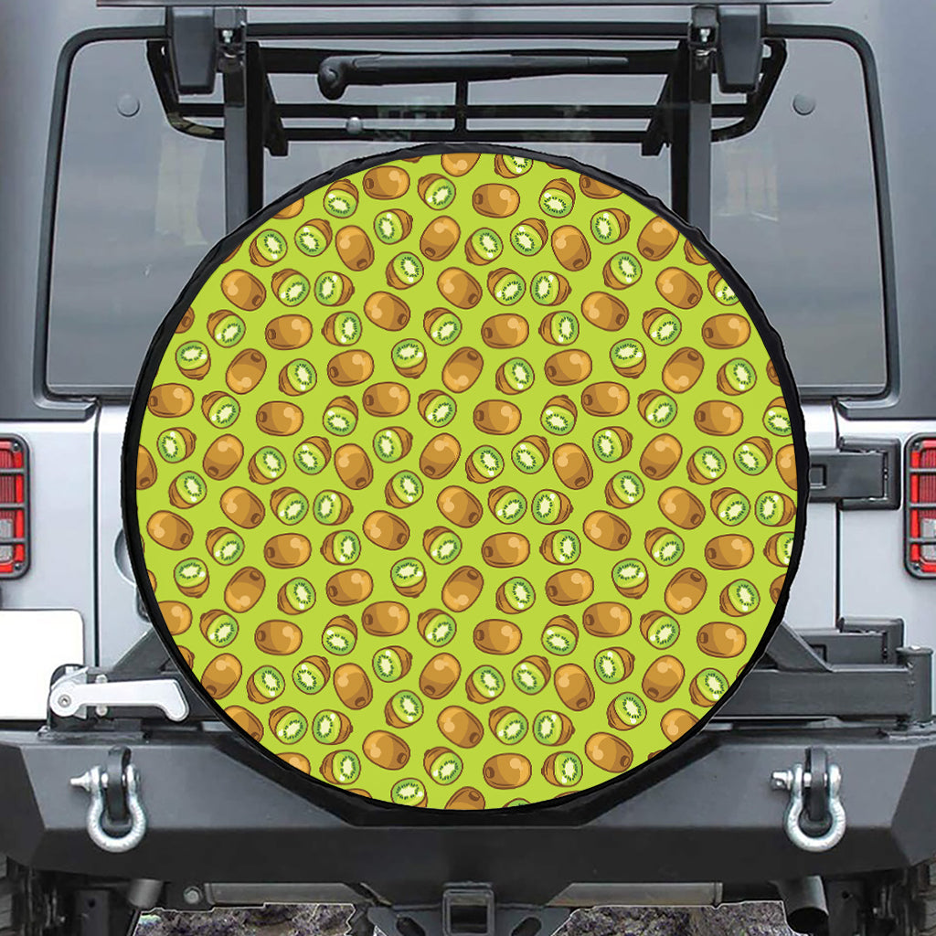 Cute Kiwi Pattern Print Tire Cover